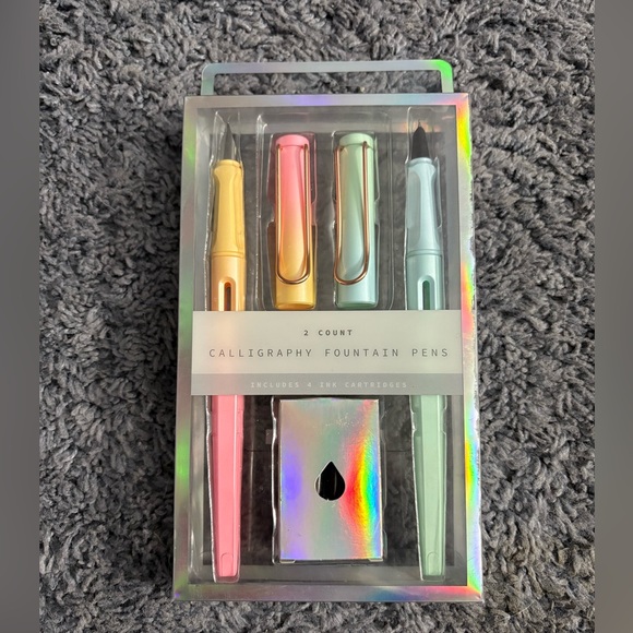 NWT 2 count calligraphy fountain pens - Picture 1 of 2